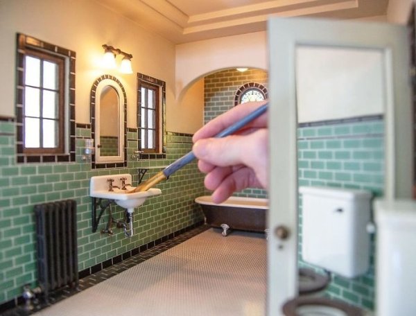 Chris Toledo Creates Miniature Scale Model Rooms (30 pics)