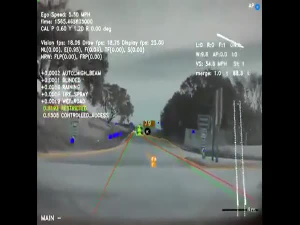 Tesla Autopilot In Action