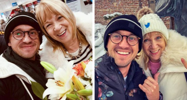 Celebrities With Their Parents (15 pics) Celebrities With Their Parents (15 pics)