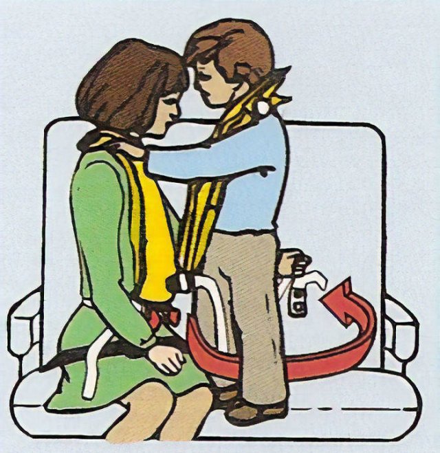 Strange Flight Safety Cards (20 pics)