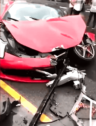 When Ferrari Test Ride Gone Wrong (10 gifs)