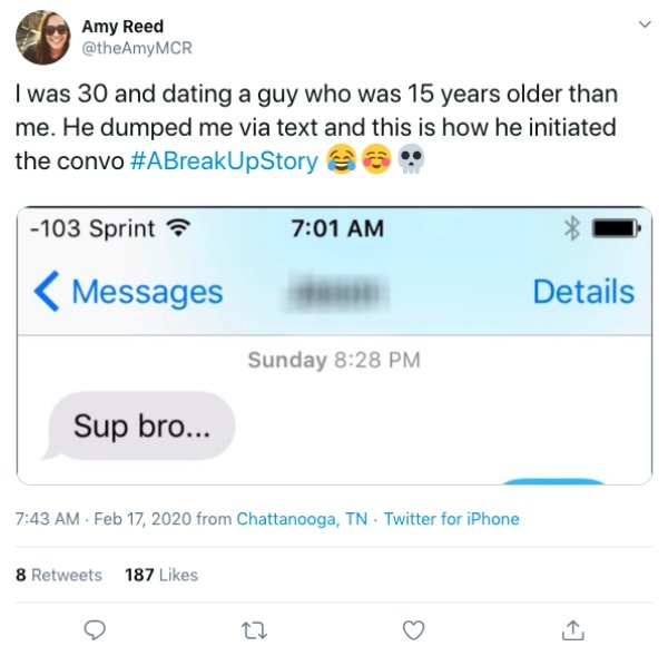 #ABreakUpStory Tweets (14 pics)