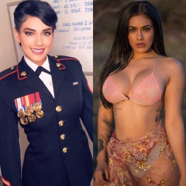 Girls With And Without Uniform (40 pics)