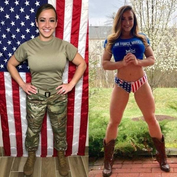 Girls With And Without Uniform (40 pics)
