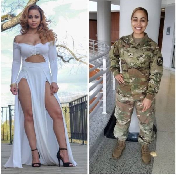 Girls With And Without Uniform (40 pics)