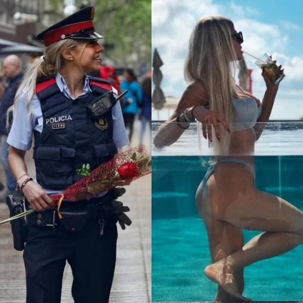 Girls With And Without Uniform (40 pics)