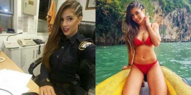 Girls With And Without Uniform (40 pics)