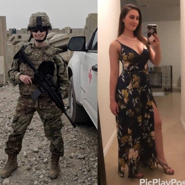 Girls With And Without Uniform (40 pics)