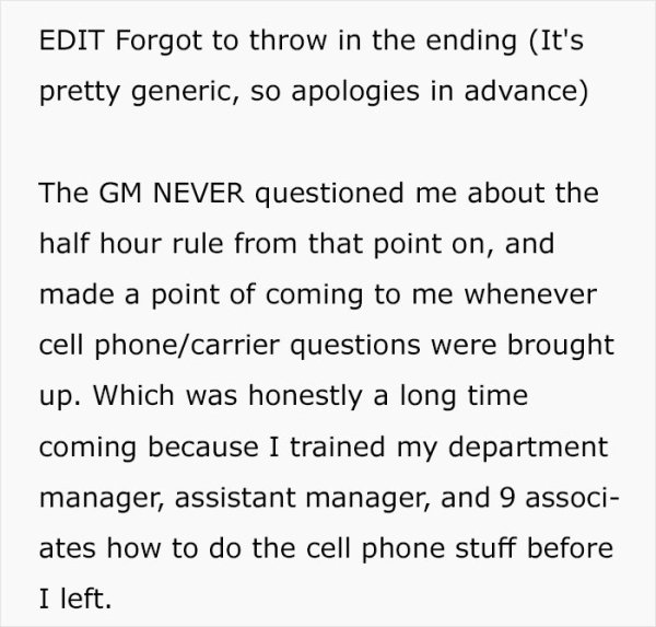 Employee Made Manager Stay Extra 3 Hours Due To Request (23 pics)