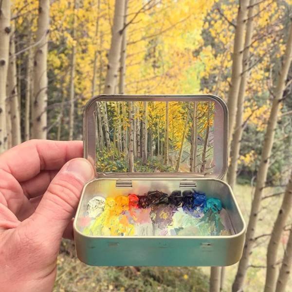 Mini Plein Air Paintings By Remington Robinson (30 pics)