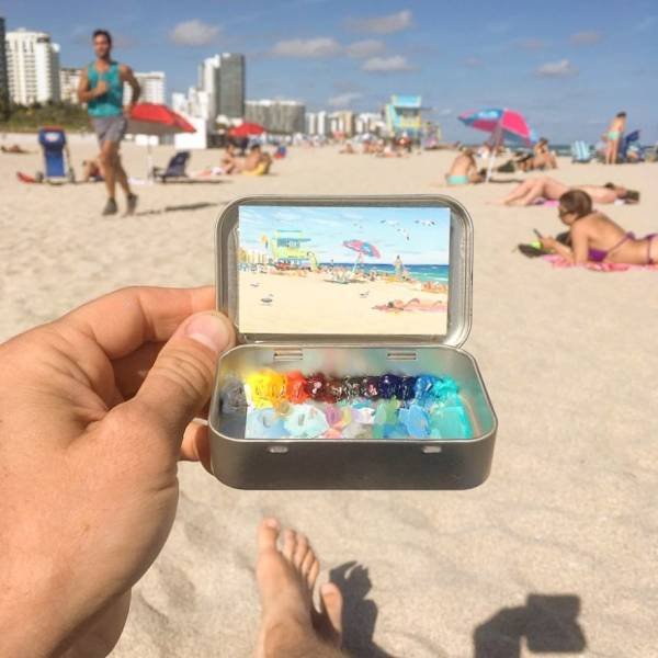 Mini Plein Air Paintings By Remington Robinson (30 pics)
