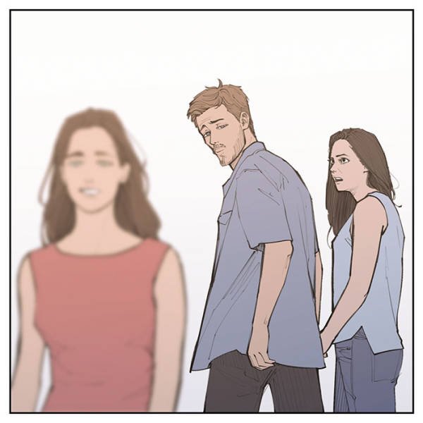 Artist's Interpretation Of A Backstory For "Distracted Boyfriend" Meme (10 pics)