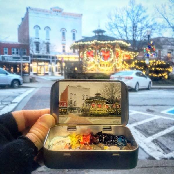 Mini Plein Air Paintings By Remington Robinson (30 pics)