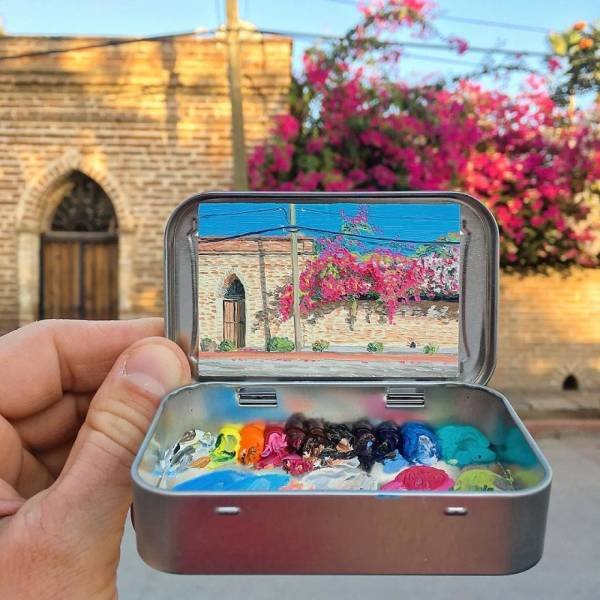 Mini Plein Air Paintings By Remington Robinson (30 pics)