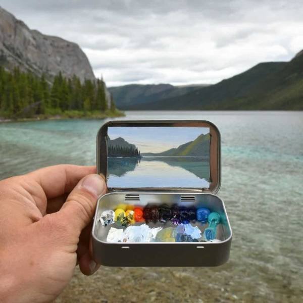 Mini Plein Air Paintings By Remington Robinson (30 pics)