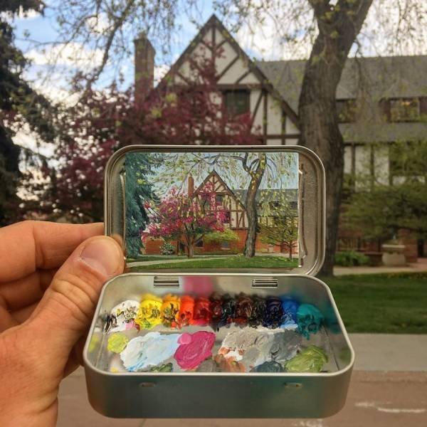 Mini Plein Air Paintings By Remington Robinson (30 pics)