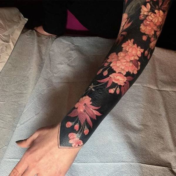 Blackout Tattoos By Esther Garcia (25 pics)