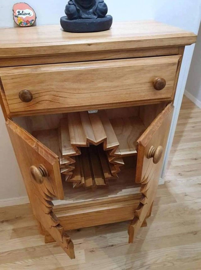 Retired Woodworker Creates Amazing Furniture (18 pics)