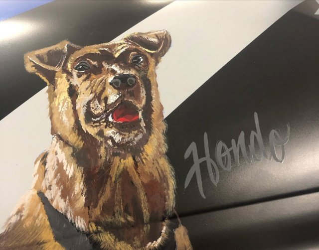 Motorcycle Artist Customized Casket For A Killed Police K-9 (13 pics)