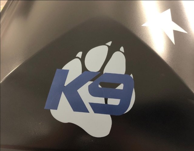 Motorcycle Artist Customized Casket For A Killed Police K-9 (13 pics)
