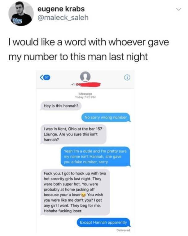Wrong Number Texts (18 pics)