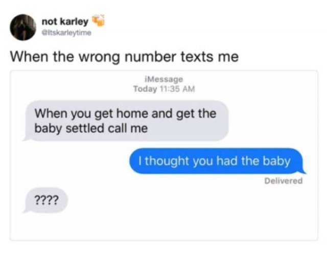 Wrong Number Texts (18 pics)