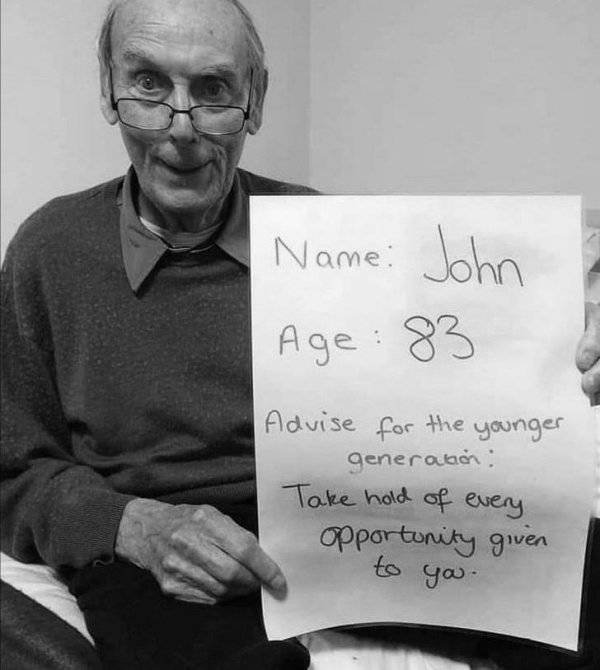 Old People Share Advices For Younger Generations (26 pics)