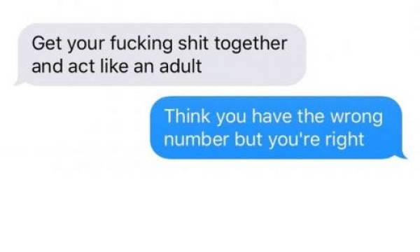 Wrong Number Texts (18 pics)