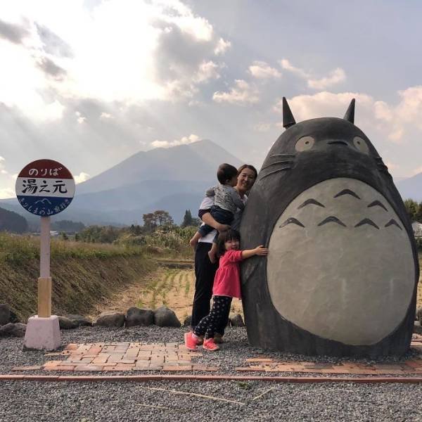 Japanese Elderly Couple Created A Real-Life Totoro Bus Stop (31 pics)