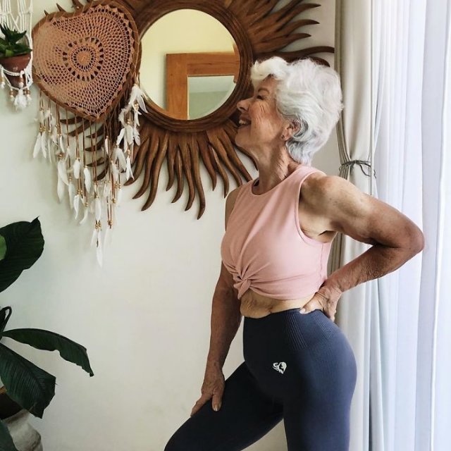 Then And Now: Granny Transformed Her Body (24 pics)