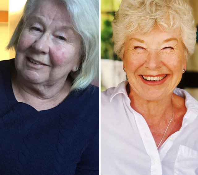 Then And Now: Granny Transformed Her Body (24 pics)