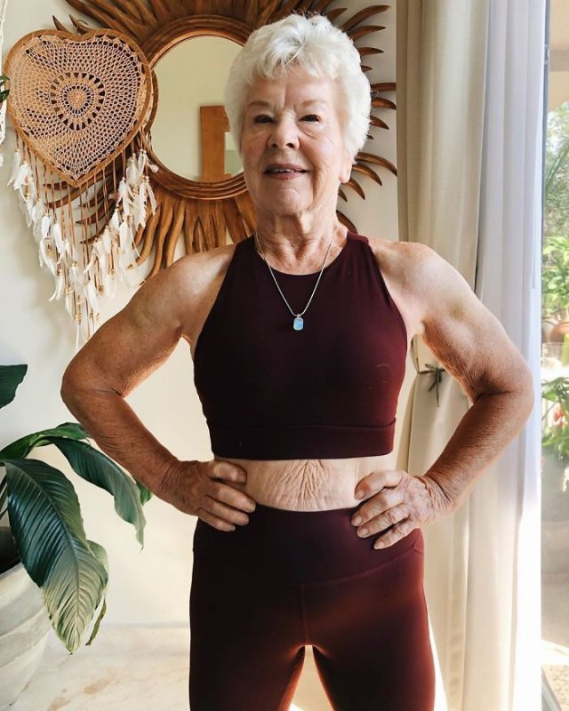 Then And Now Granny Transformed Her Body 24 Pics 