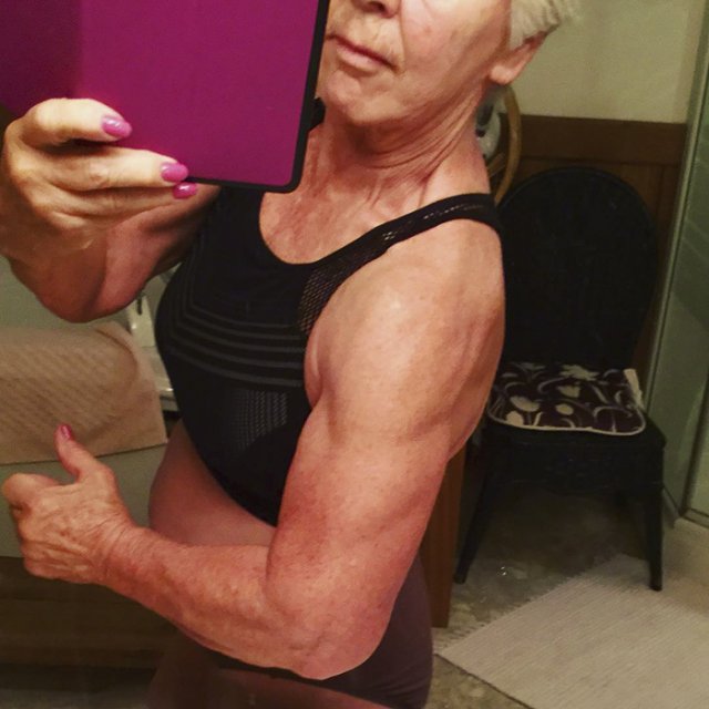 Then And Now: Granny Transformed Her Body (24 pics)
