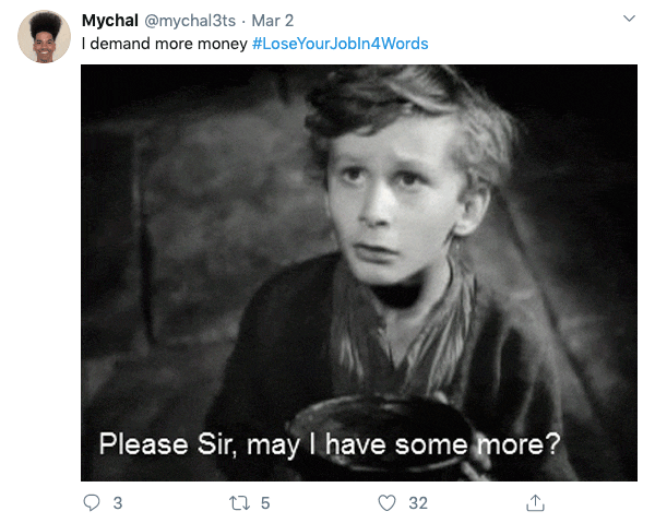 #LoseYourJobIn4Words Tweets (25 pics)