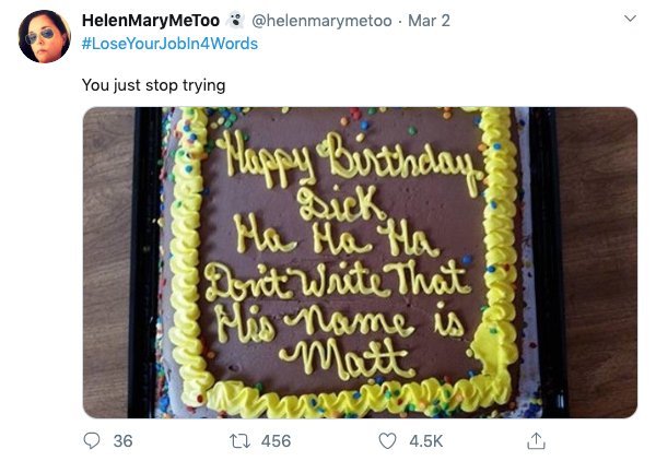 #LoseYourJobIn4Words Tweets (25 pics)