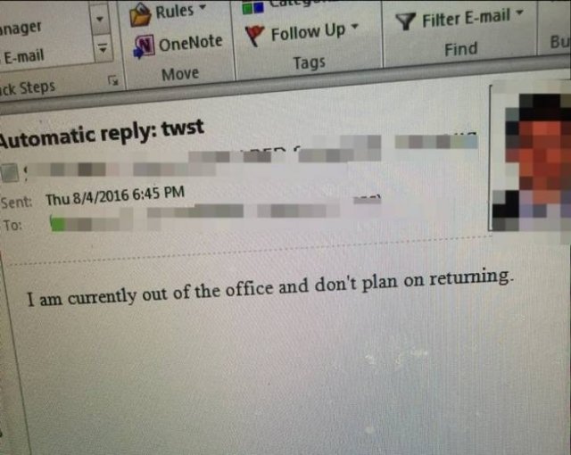 Unusual Ways To Leave Your Job (17 pics) Unusual Ways To Leave Your Job (17 pics)