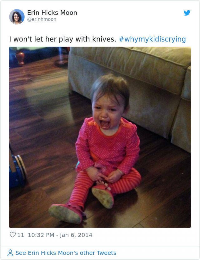 #WhyMyKidIsCrying Tweets (30 pics)
