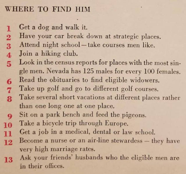 1958 McCall's Magazine: How To Get A Husband (18 pics)