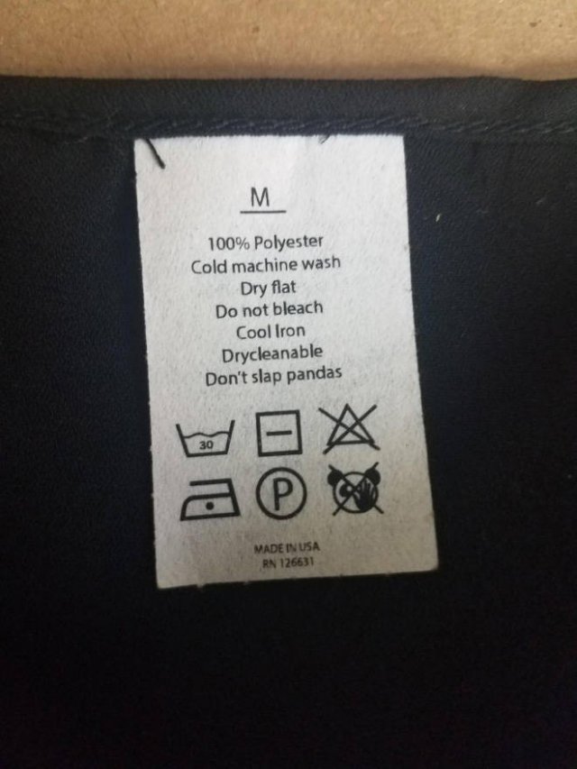 Funny Clothing Labels (21 pics)