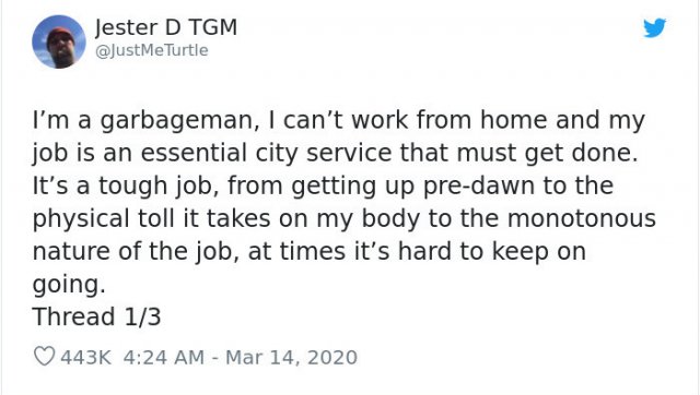 Garbage Man Shares His Feelings About Working During Coronavirus (15 pics)