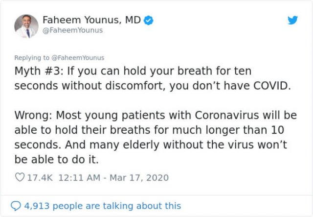 Infectious Disease Specialist Opinion On Coronavirus Myths (24 pics)