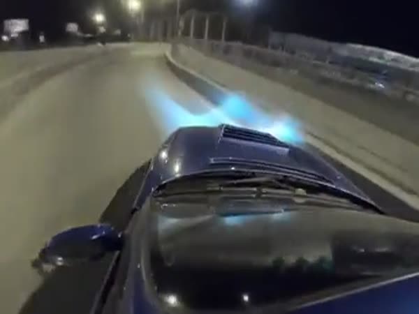 This Guy Smoothly Drifting Through The Streets