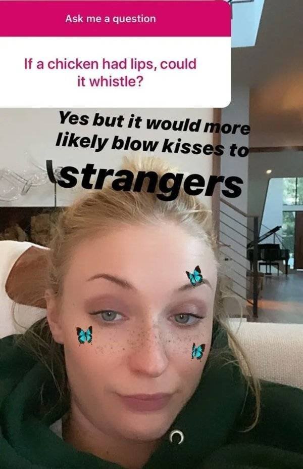 Sophie Turner Answers Questions In Instagram (23 pics)