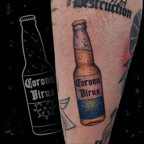 Coronavirus Tattoos (26 pics)