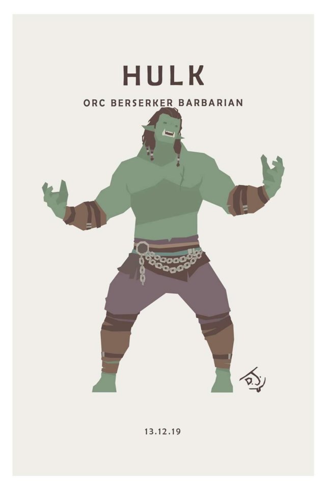 Marvel Heroes As D&D Characters (16 pics)