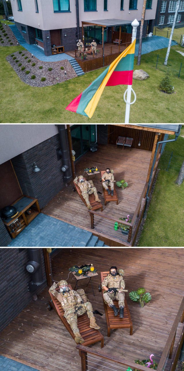 Drone Photos From Quarantined Lithuania (16 pics)