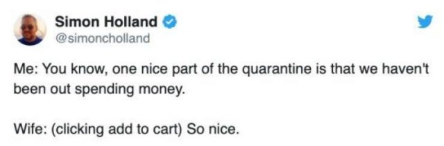 Quarantined Married Life Tweets (24 pics)