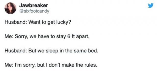Quarantined Married Life Tweets (24 pics)