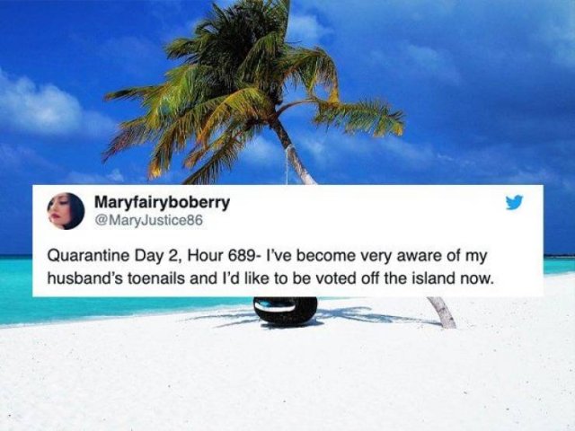 Quarantined Married Life Tweets (24 pics)