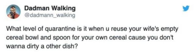 Quarantined Married Life Tweets (24 pics)